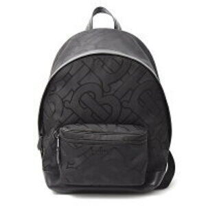 Burberry Monogram Jacquard Nylon Leather Backpack